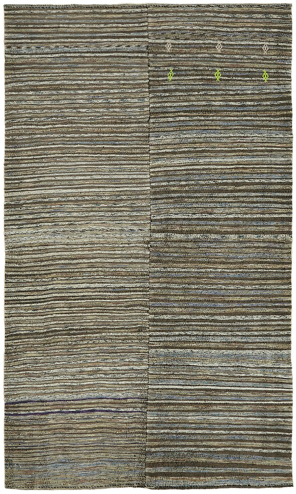 6x9 Vintage Turkish Flatweave Kilim - 43463