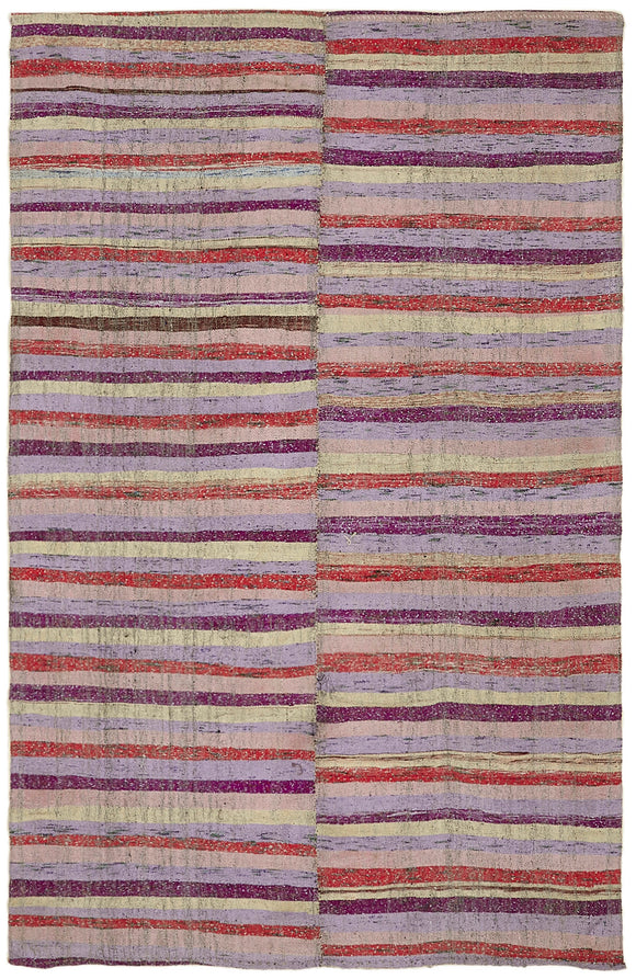 7x10 Vintage Turkish Flatweave Kilim - 43500