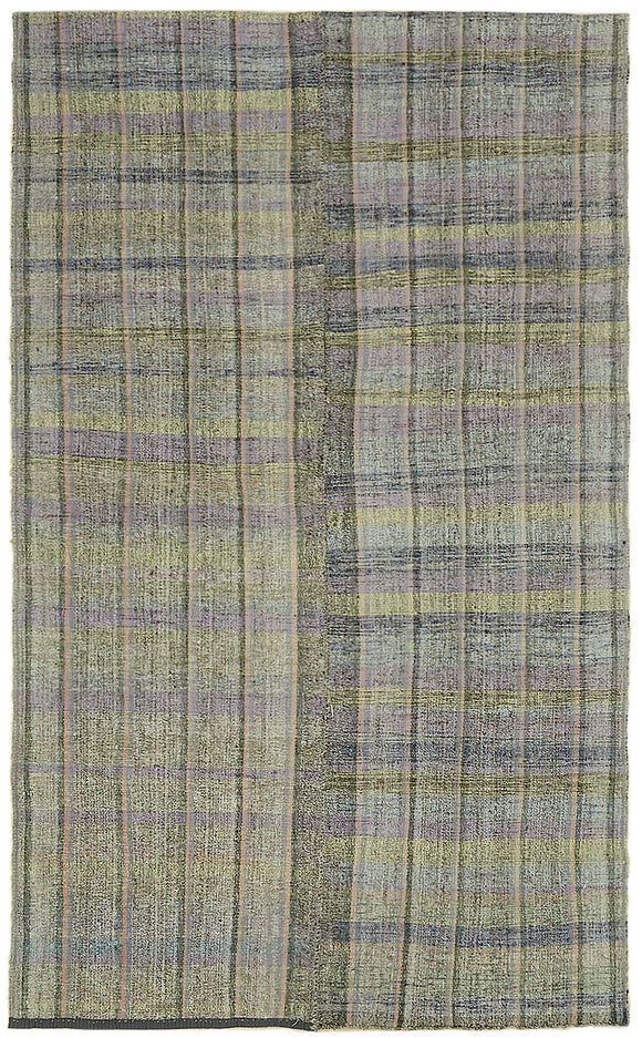 5x9 Vintage Turkish Flatweave Kilim - 43502