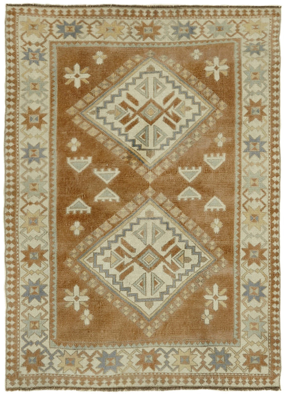 4' 2'' x 5' 8'' Oriental Anatolian Rug