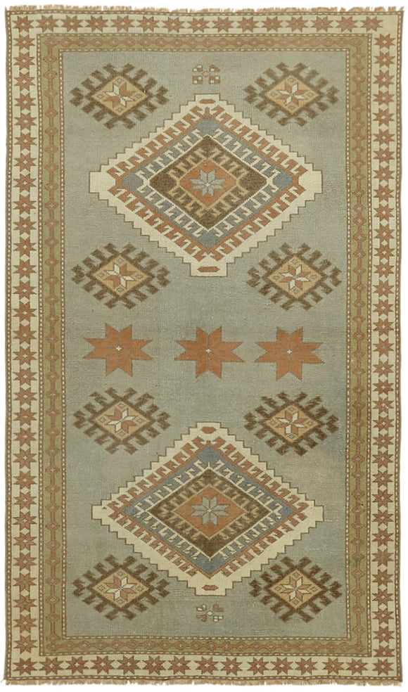 4' 2'' x 6' 1'' Small Vintage Area Rug