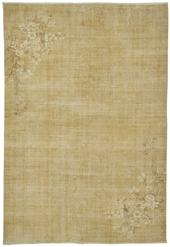 7x10 Vintage Turkish Hand-Knotted Rug - 43869