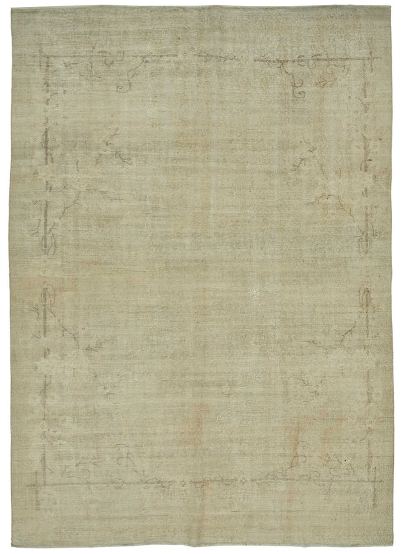 7x9 Vintage Turkish Hand-Knotted Rug - 43871