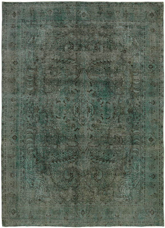 9' 9'' x 13' 3'' Turquoise Large Area Rug