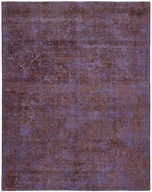 9' 7'' x 12' Purple Handmade Persian Rug