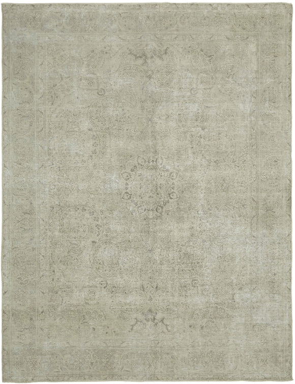9' 4'' x 12' 2'' Beige Vintage Large Area Rug