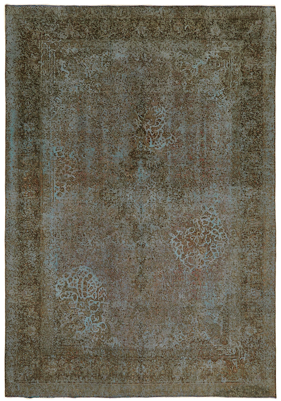 8' x 11' 5'' Blue Handmade Persian Rug