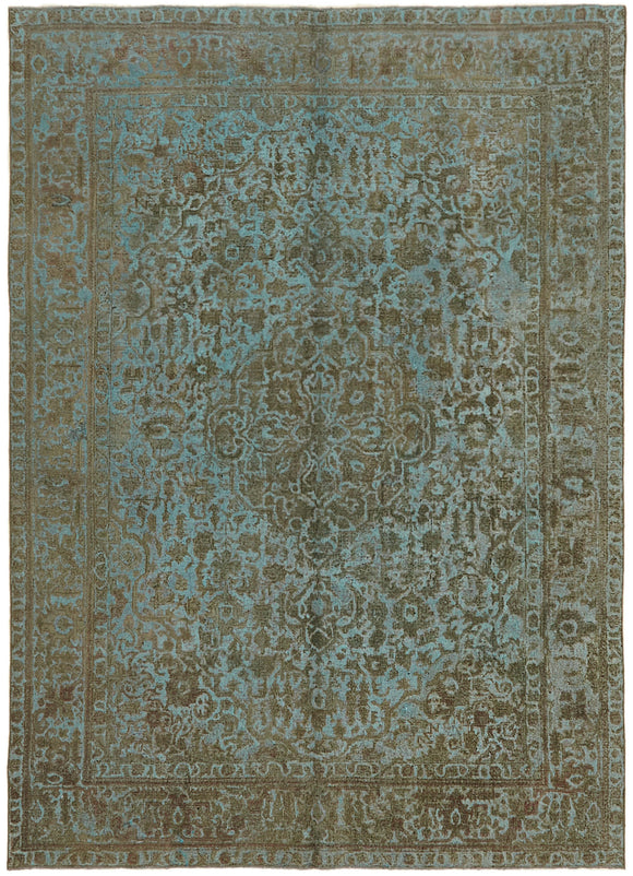 8' x 10' 11'' Blue Handmade Persian Rug
