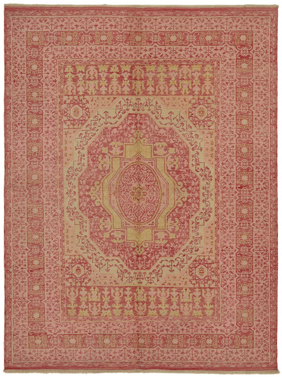 5x7 Hand-Knotted Oushak Rug - 44449