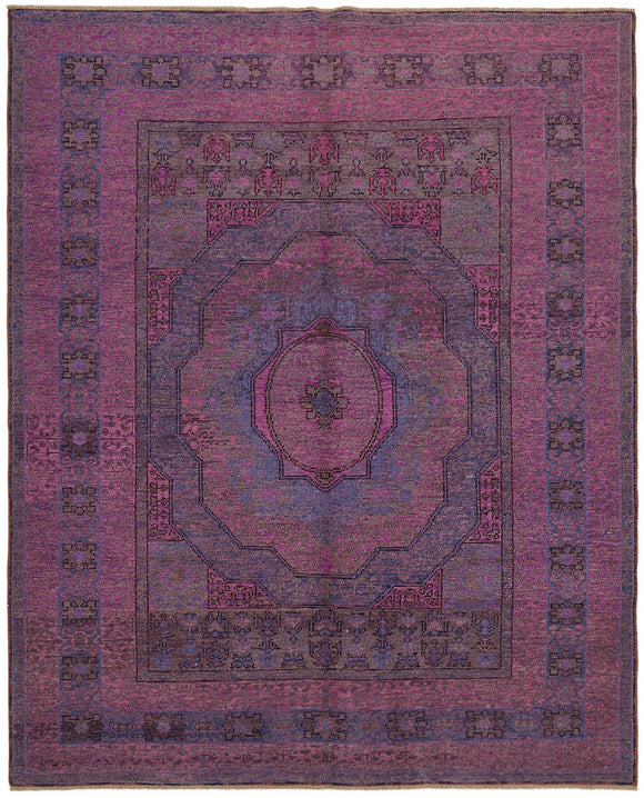6x7 Hand-Knotted Oushak Rug - 44456