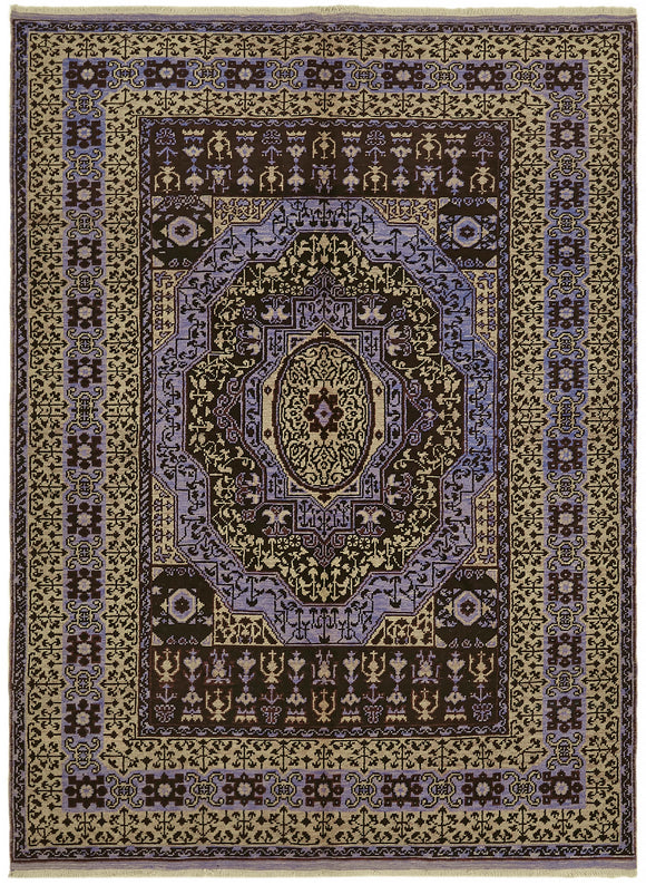 6x8 Hand-Knotted Oushak Rug - 44460