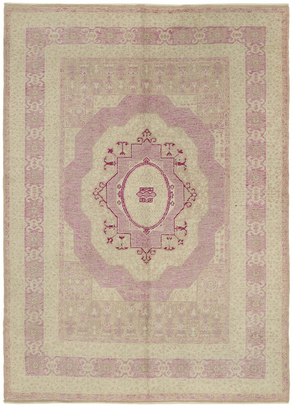 6x8 Hand-Knotted Oushak Rug - 44461