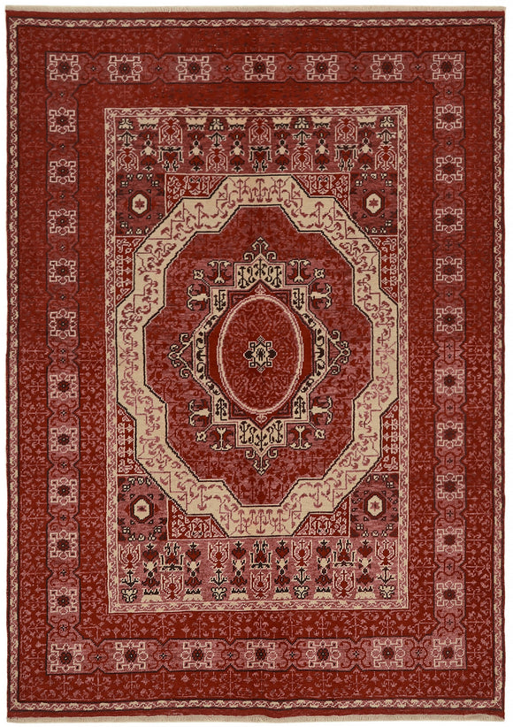 6x8 Hand-Knotted Oushak Rug - 44462
