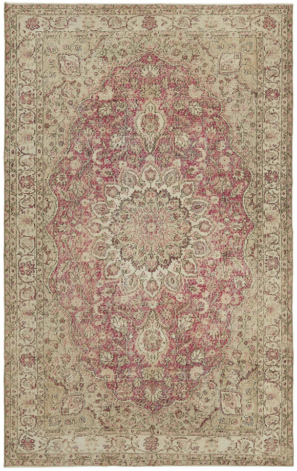 6x10 Turkish Vintage Area Rug - 44573