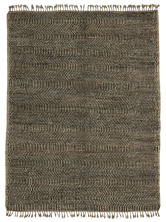 10x13 Brown Modern Tribal Rug - 45598