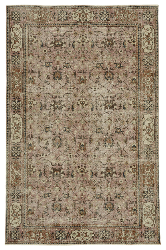 7x10 Turkish Vintage Area Rug - 46109