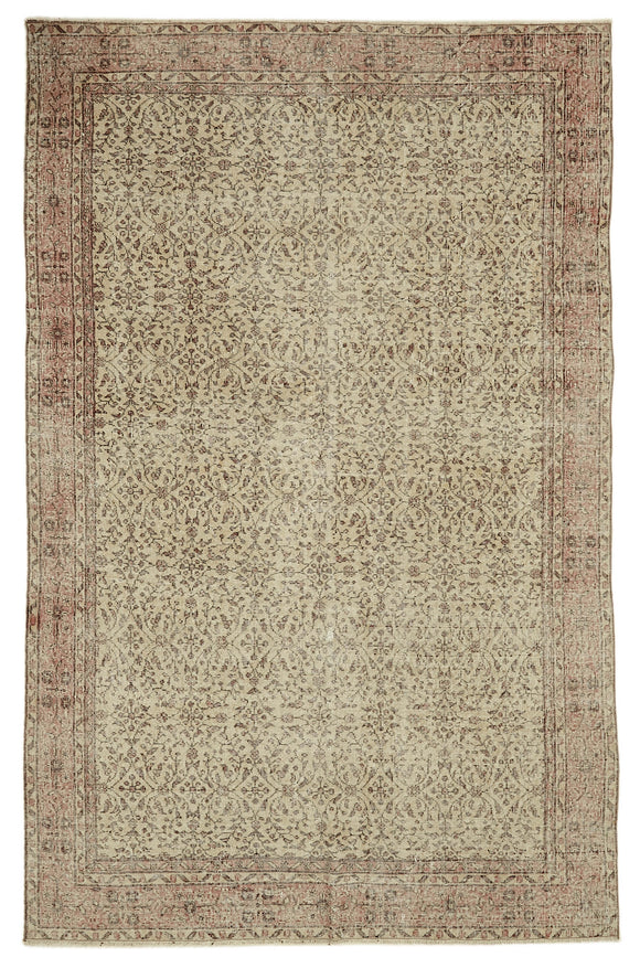 6x10 Turkish Vintage Area Rug - 46110
