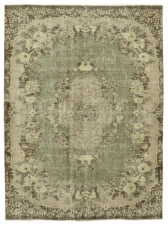 7x9 Turkish Vintage Area Rug - 46113