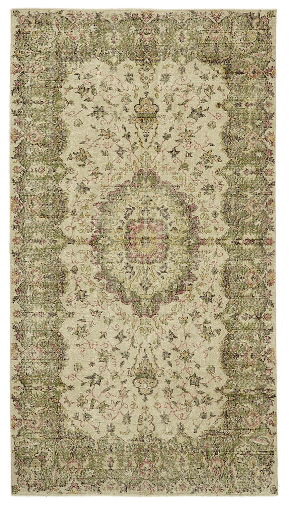 6x10 Turkish Vintage Area Rug - 46118