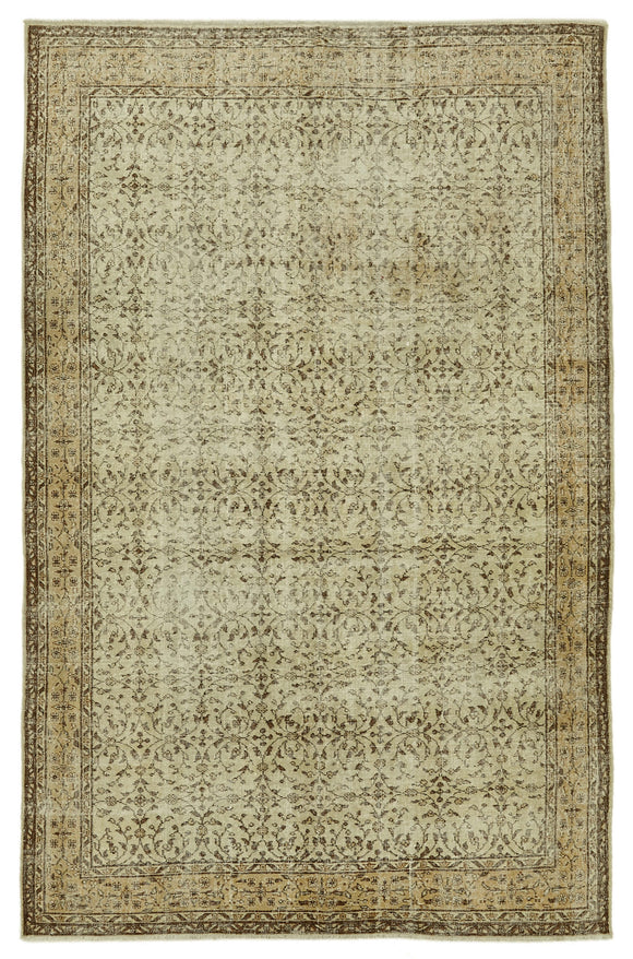 7x10 Turkish Vintage Area Rug - 46122