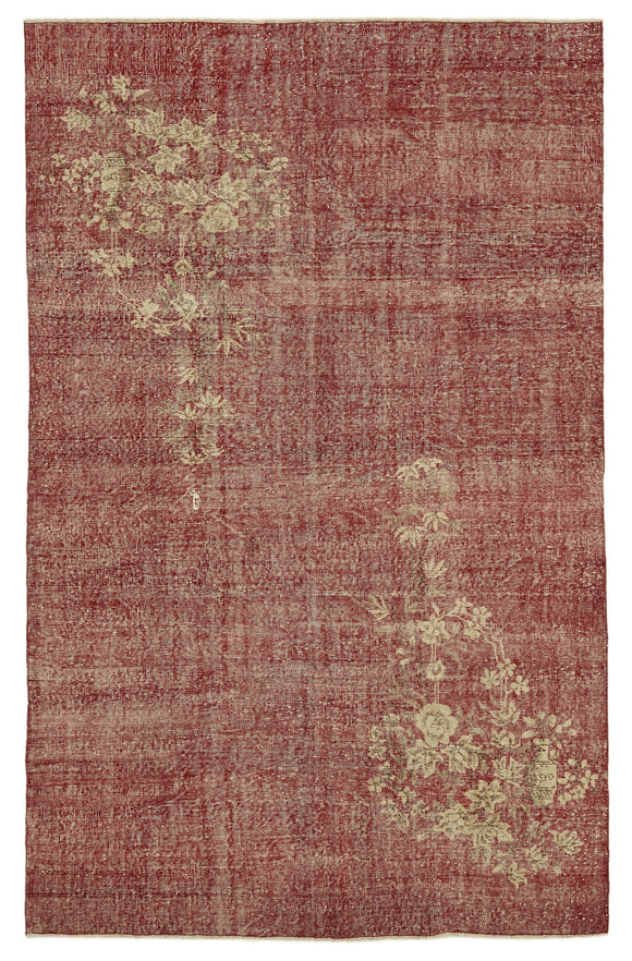 7x10 Turkish Vintage Area Rug - 46128