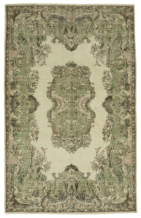 6x10 Turkish Vintage Area Rug - 46329