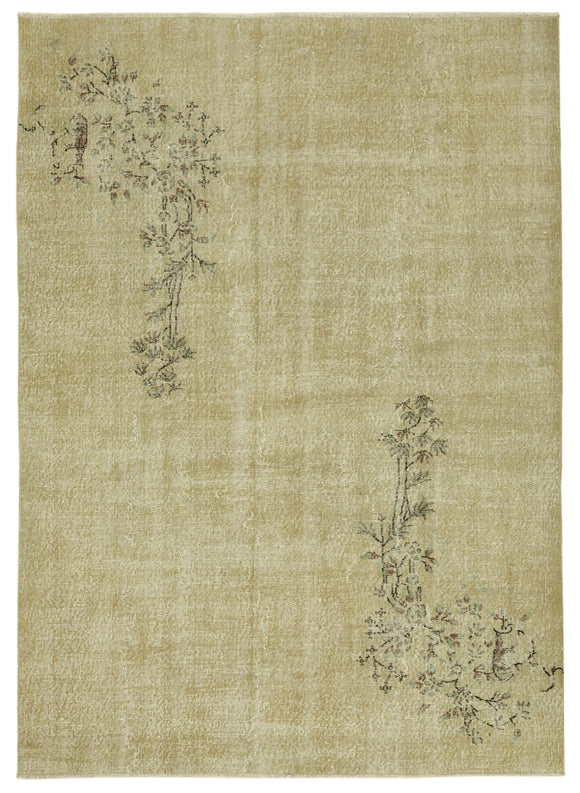 7x10 Turkish Vintage Area Rug - 46331