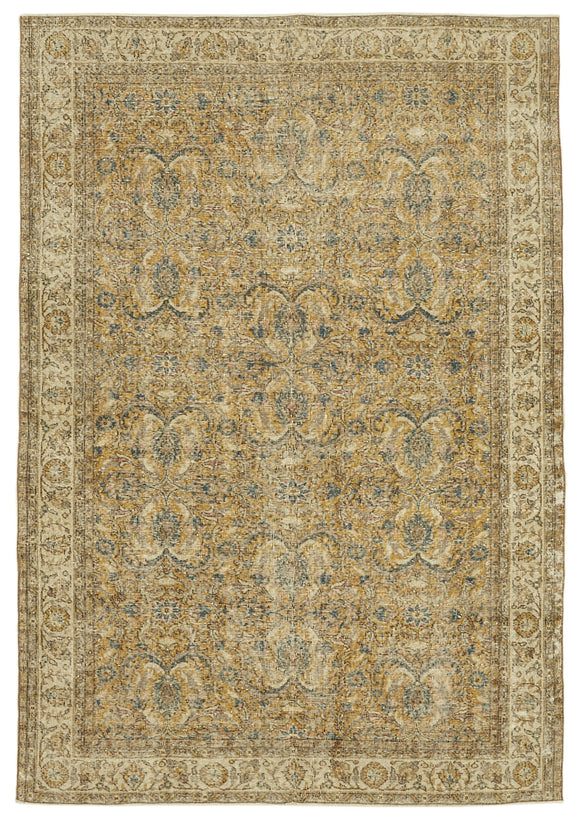 6x9 Turkish Vintage Area Rug - 46345