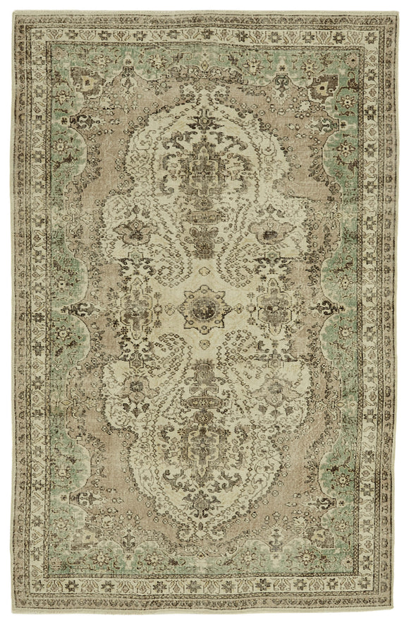 7x10 Turkish Vintage Area Rug - 46362