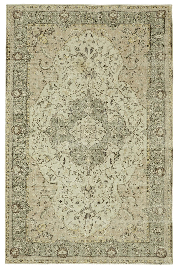 6x10 Turkish Vintage Area Rug - 46363