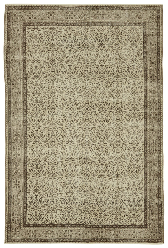 7x10 Turkish Vintage Area Rug - 46367