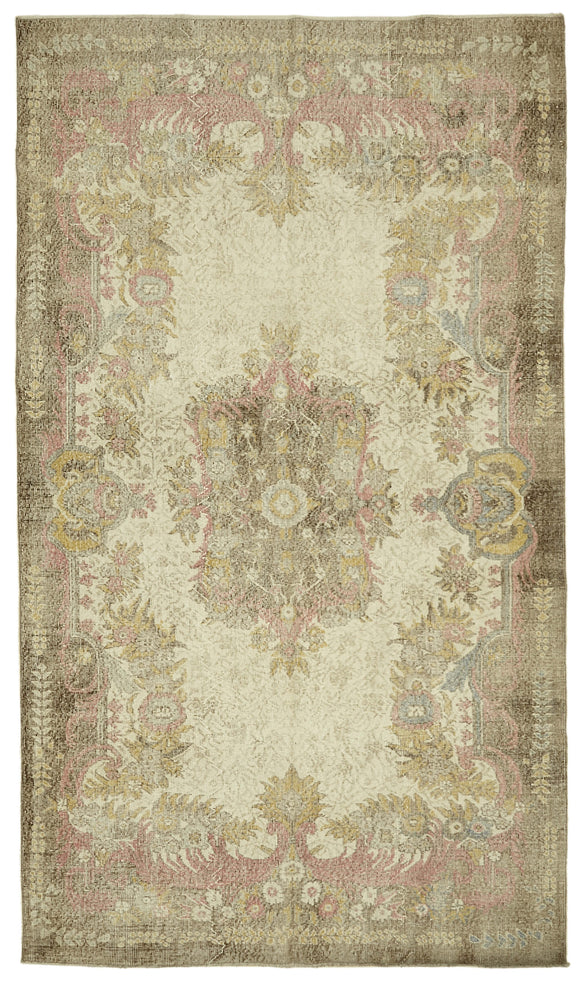 6x10 Turkish Vintage Area Rug - 46390