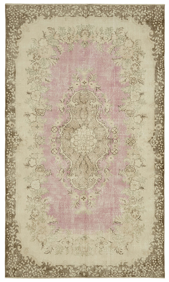 6x10 Turkish Vintage Area Rug - 46392