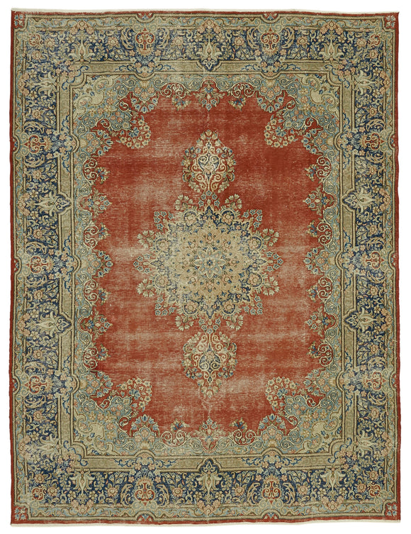 9x12 Red Vintage Large Area Rug - 46404