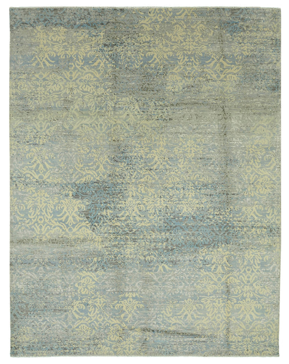 9x12 Blue Oushak Rug -  46546