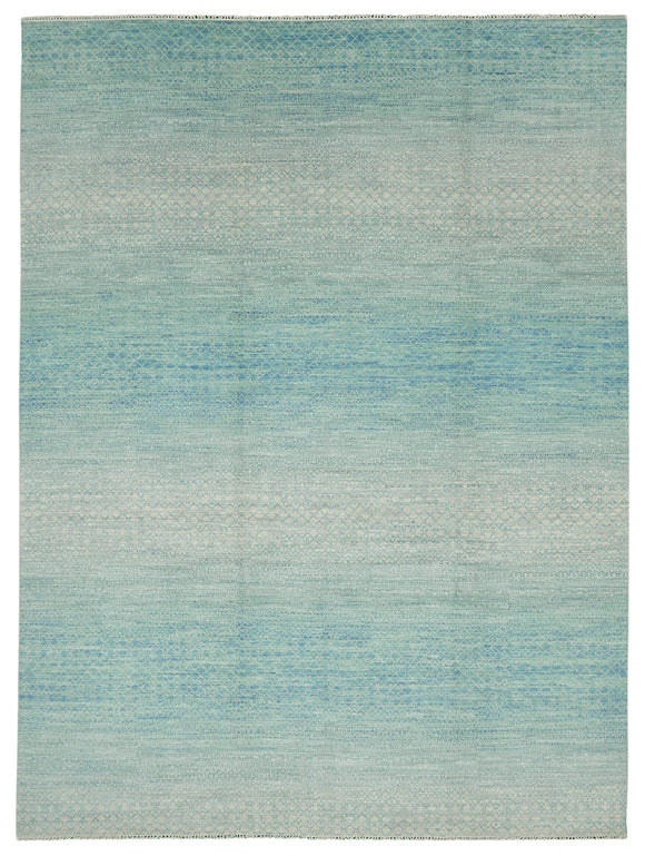 9x12 Blue Oushak Rug -  46551