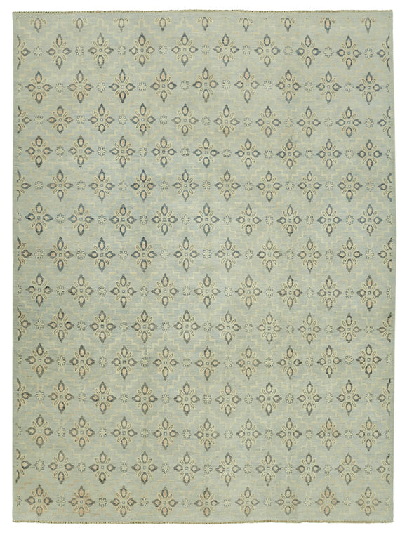 9x12 Blue Oushak Rug -  46568