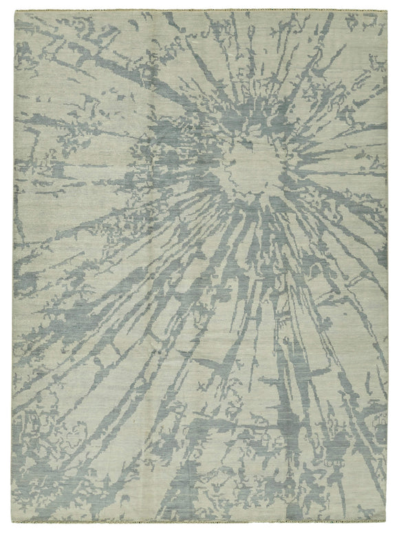 9x12 Blue Oushak Rug -  46586