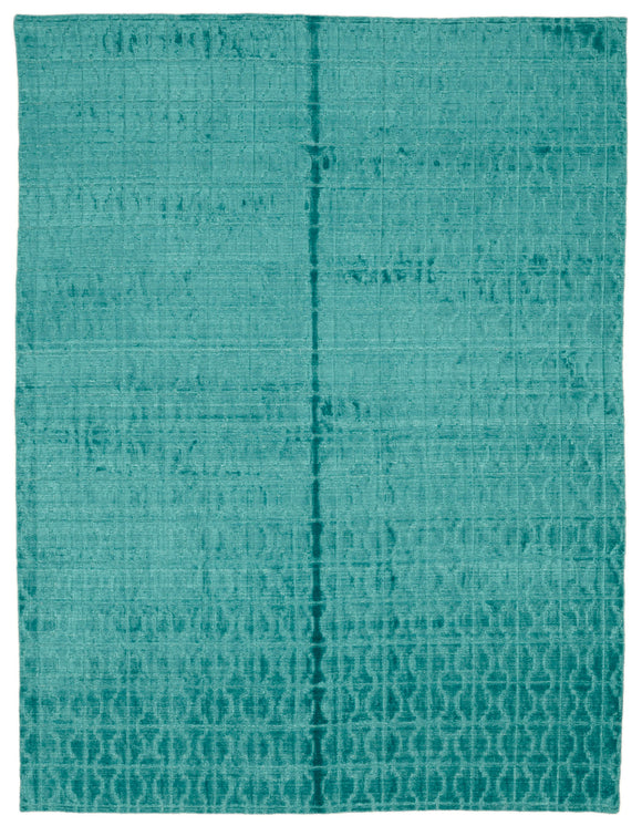 8x11 Turquoise Oushak Rug -  46590