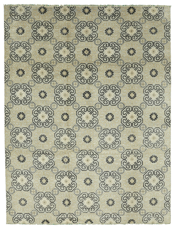 9x12 Beige Oushak Rug -  46598