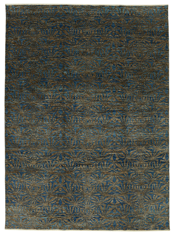 9x12 Blue Oushak Rug -  46617