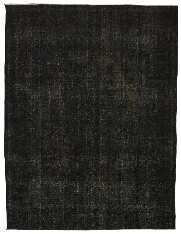 10x13 Black Overdyed Large Area Rug - 47153