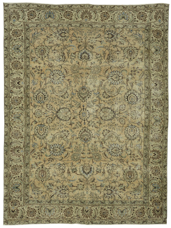 9x13 Beige Vintage Large Area Rug - 47163
