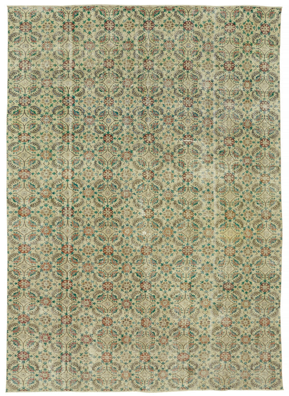 9x13 Beige Vintage Large Area Rug - 47175