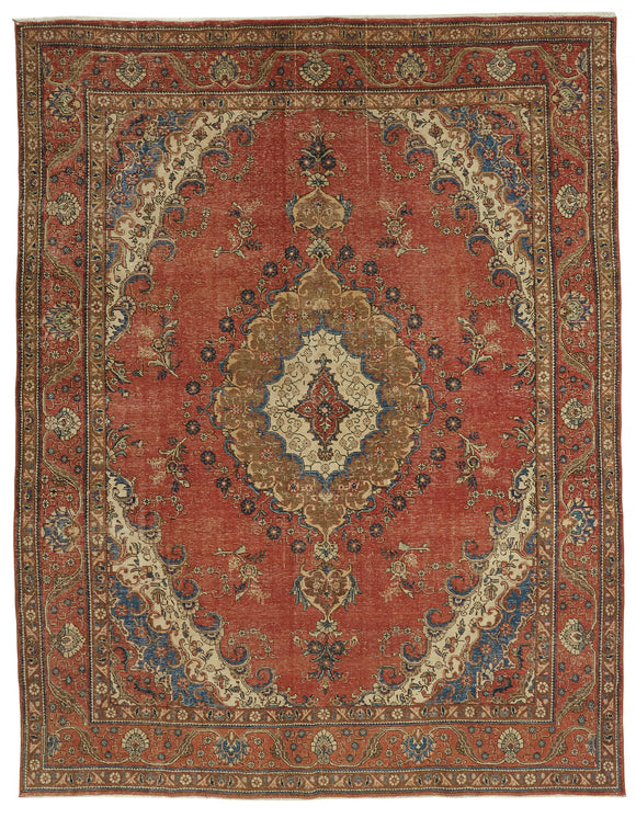9x12 Beige Vintage Large Area Rug - 47176
