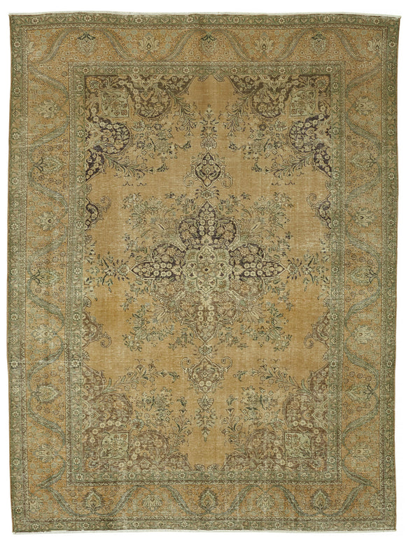 9x12 Beige Vintage Large Area Rug - 47187