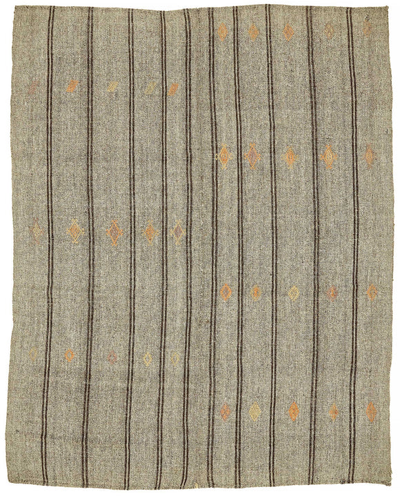 7x8 Vintage Anatolian Kilim Rug - 47203