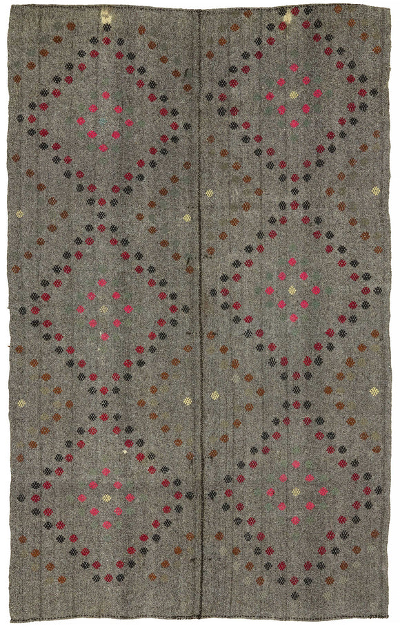 7x10 Vintage Anatolian Kilim Rug - 47218