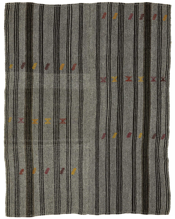 7x8 Vintage Anatolian Kilim Rug - 47224