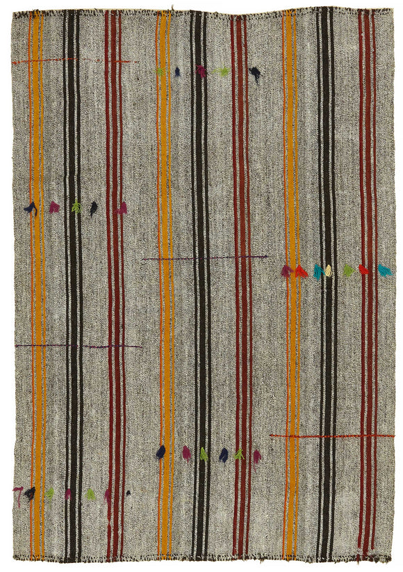 4x6 Vintage Anatolian Kilim Rug - 47239